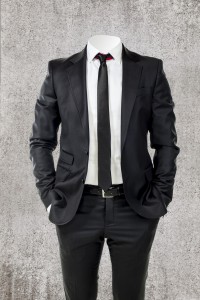 business man without head